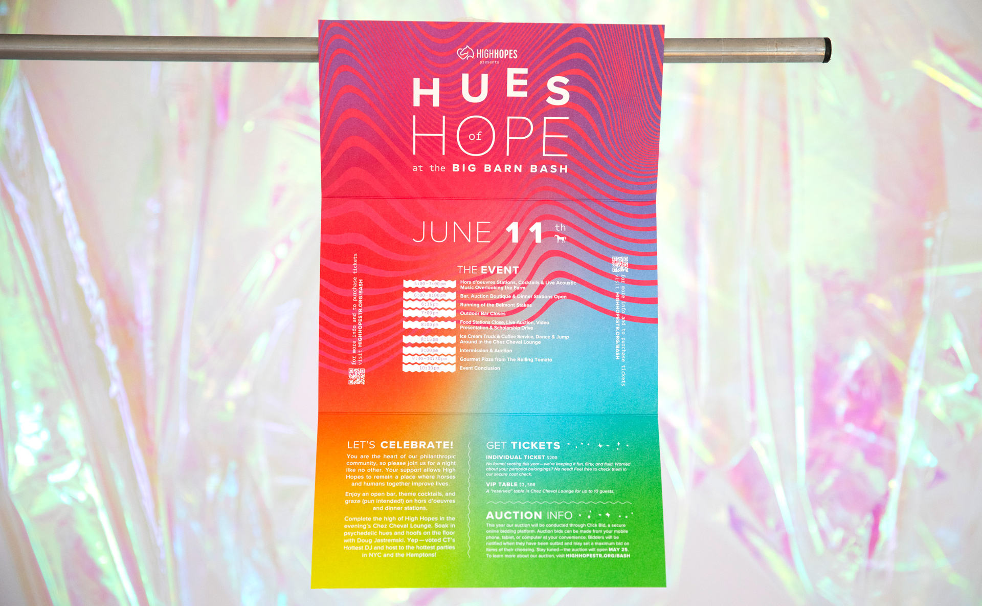 High Hopes Hues of Hope Event Creative